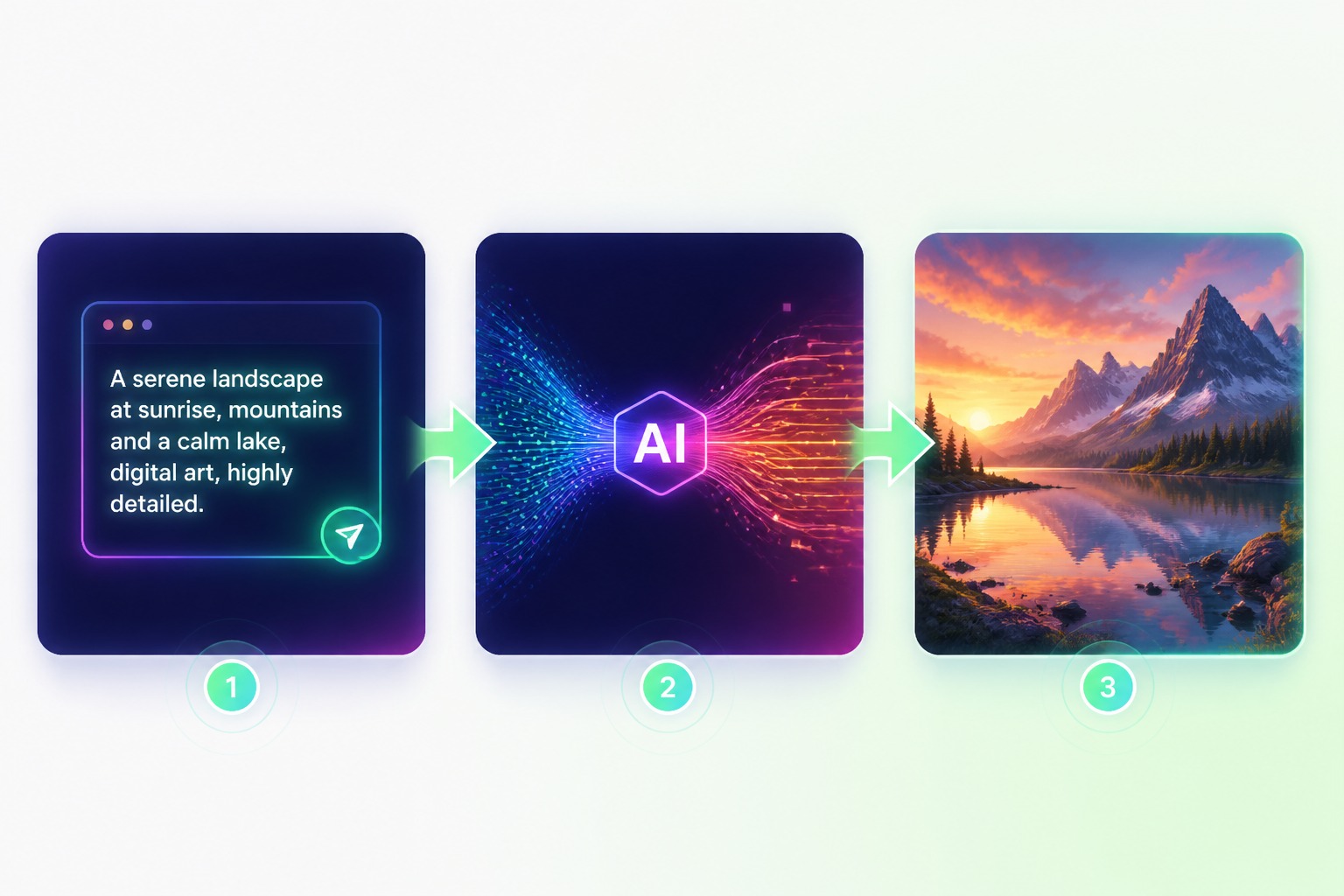テキストプロンプトから画像を生成するimgfree AI画像生成ツール